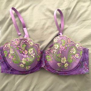 Savage X Fenty Bohemian Paisley Embroidered Caged Bra